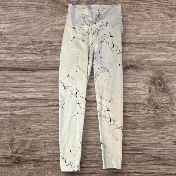 Echt cropped marble print high waist leggings sz M nwot 010 - Picture 1 of 5